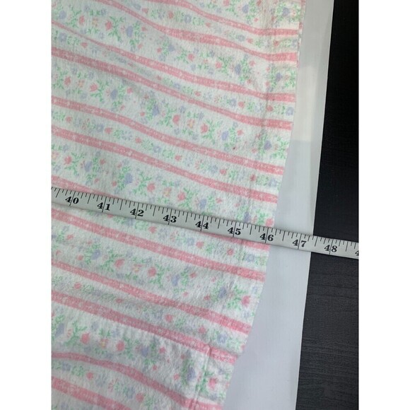 Lanz of Salzburg Tyrolean Flannel Wrap Robe Heart Flowers Pink Long Womens Small - Picture 14 of 14